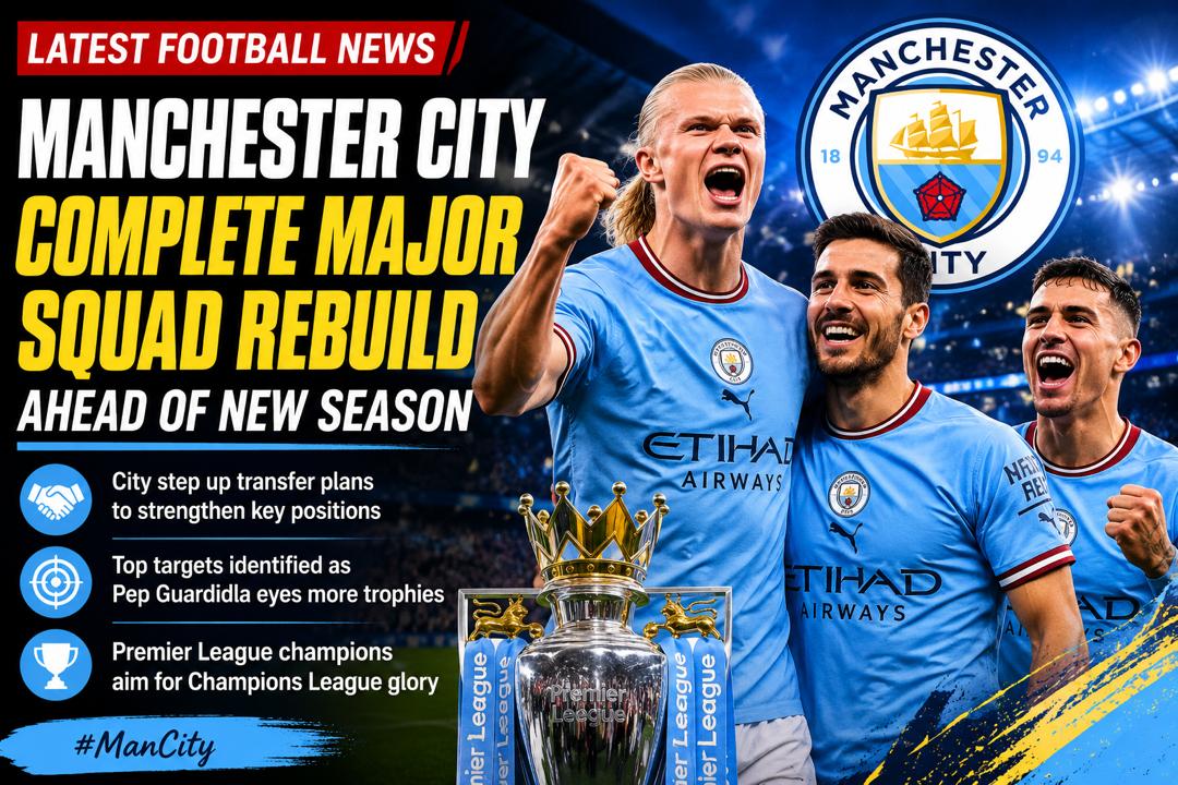 Manchester City Continue Squad Rebuild Ahead of 2026/27 Season